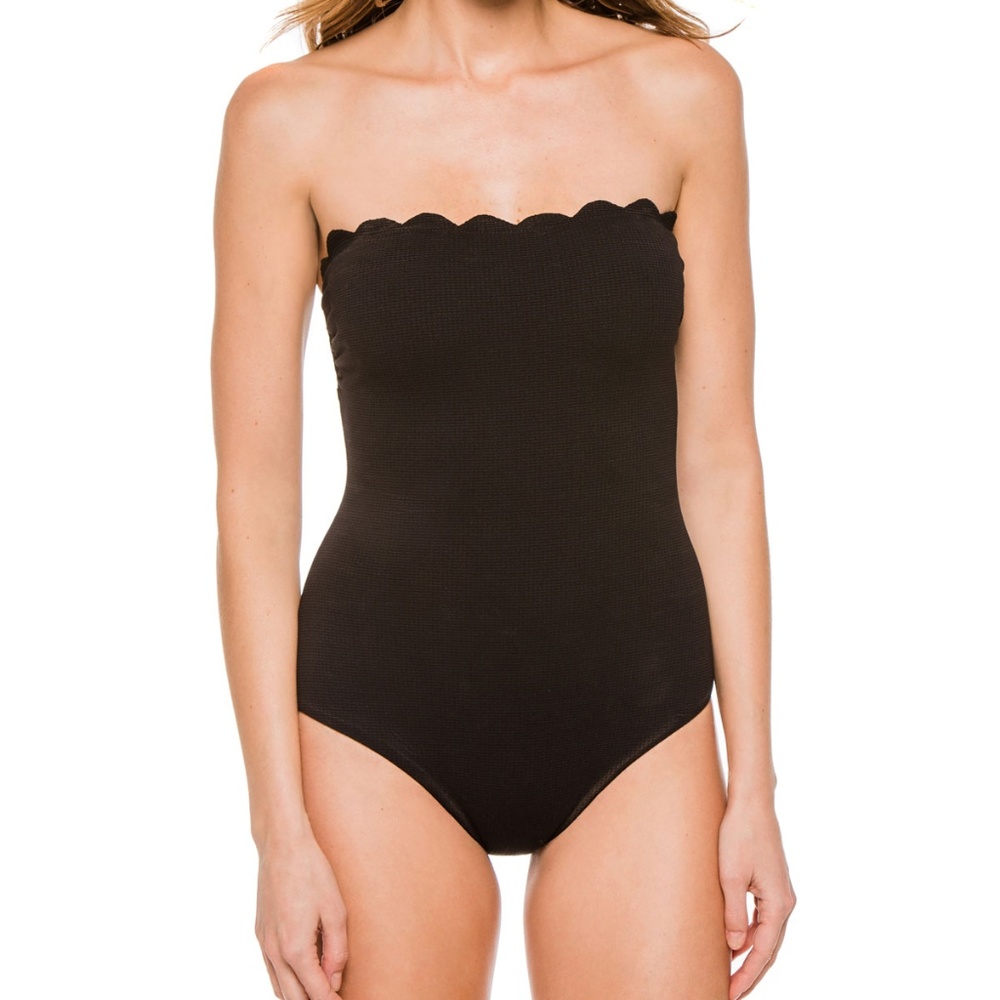 Marysia Antibes Scallop One Piece Bandeau XS